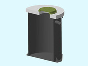 Пластиковый вкладыш,  футляр для герметизации ЖБИ колец